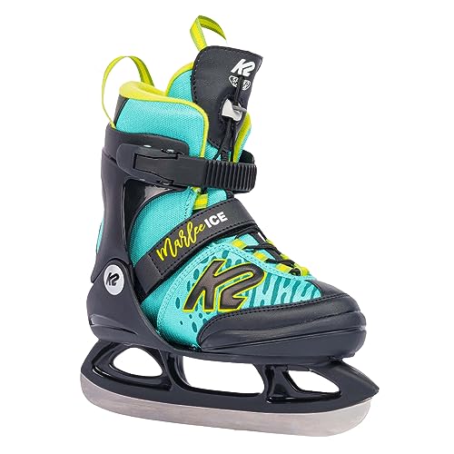 K2 Marlee Girls Adjustable Ice Skates - Turquoise / 8-12