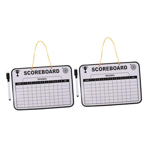 Zerodeko tablero de puntuación golf doble cara 2 pcs miniatura 1