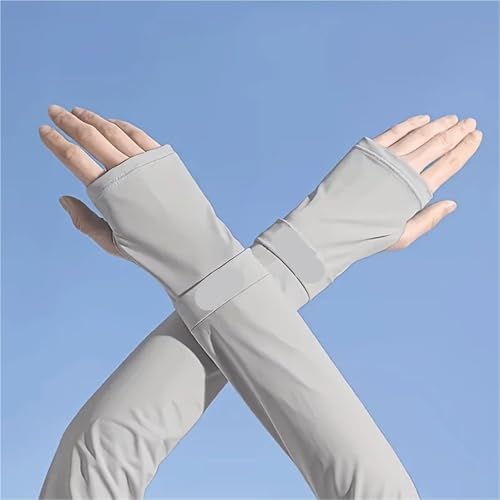 Mangas protección solar de seda helada unisex GSCLZ de 2 a 4 pares 3