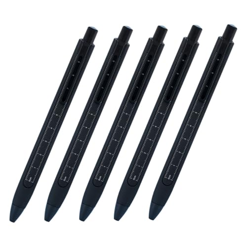 Bolígrafos de tinta gel 0.5mm punta fina negro 5 unidades