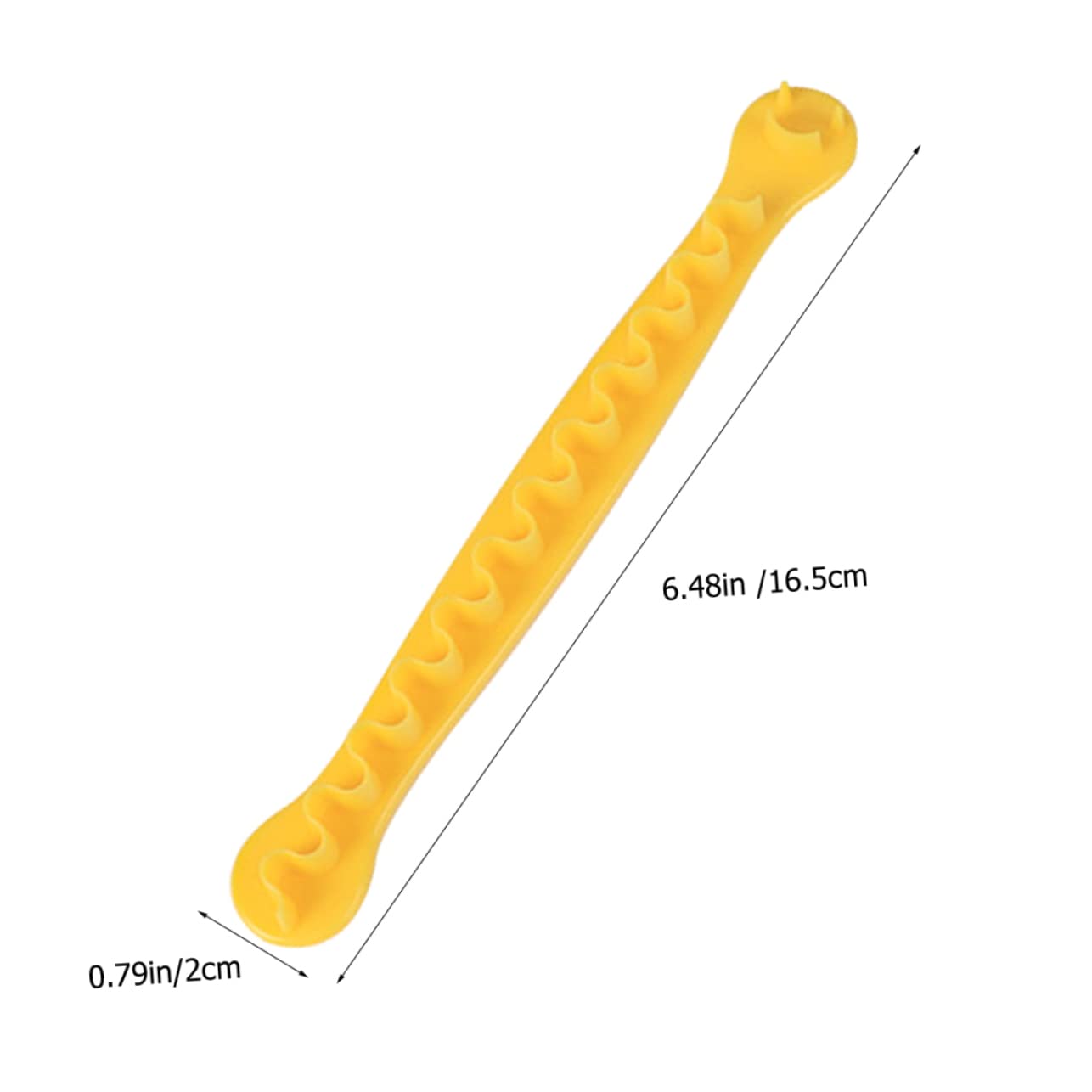 OKUMEYR Egg Strips Cutter 2 Pack Hard-boiled Egg Slicer Kitchen Supplies for Breakfast Random Color