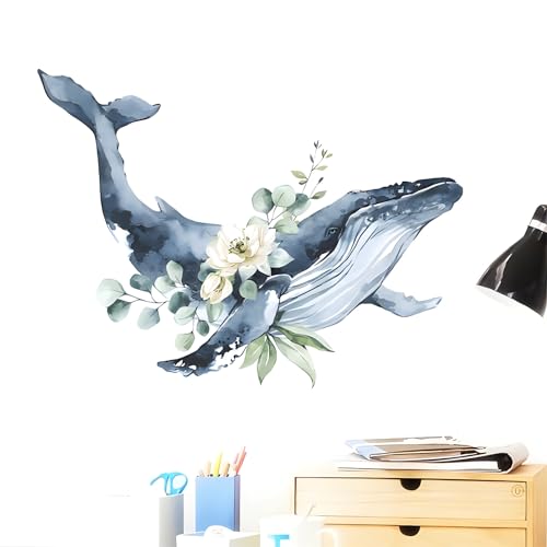 Vinilo decorativo ballena jorobada sacinora miniatura 2