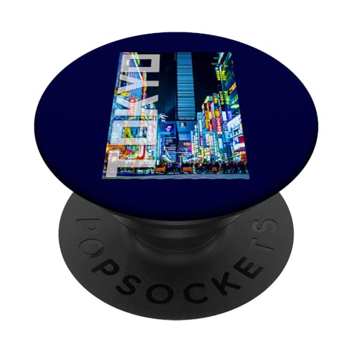 Passage de la ville de Tokyo Coto7 PopSockets PopGrip Interchangeable