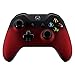 eXtremeRate Soft Grip Cover Copertura Frontale Joystick Custodia Guscio Case Ricambio per Xbox One S X Controller Model 1708(Rosso Nero)