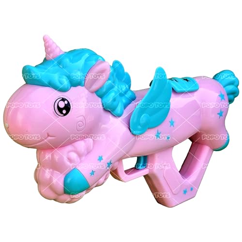 Image of PoPo Toys Holi Unicorn Electric Gun Pichkari |Big Size | Long Range | Loved by Every Child (Unicorn Electric Gun - Big)