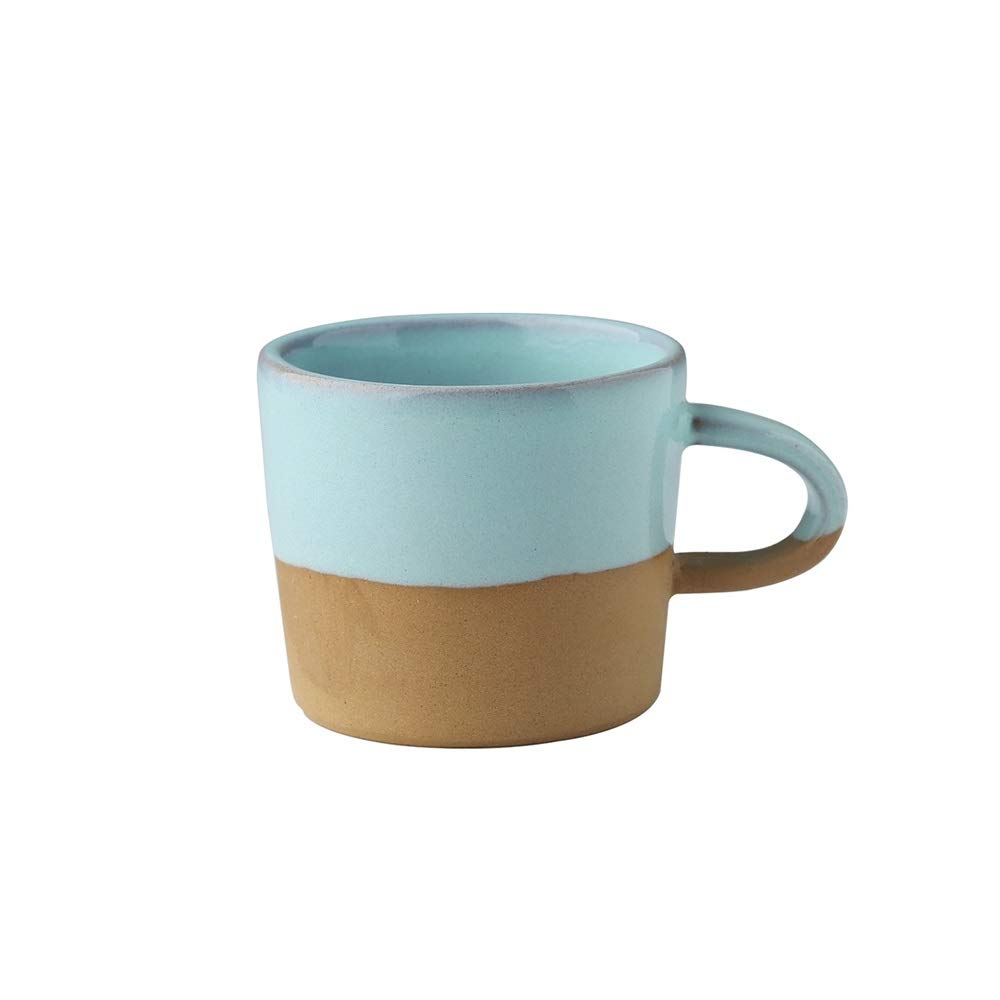 Zestaw porcelanowych filiżanek do kawy, porcelanowa filiżanka do herbaty, kubek do popołudniowej herbaty, wielokrotnego użytku kubek retro, kreatywny gruby cera