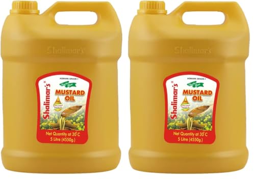 Image of SHALIMARS Kachhi Ghani Mustard Oil (5 LTR) (Pack of 2)