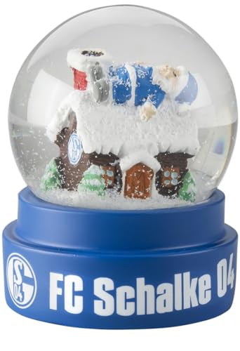 FC Schalke 04 S04 Schneekugel Holzhaus