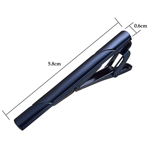 Image of Yoursfs Classic Slash Tie Clips for Men Regular Tie Bar Stainless Steel Tie Clip for Formal Occasions Wedding Anniversary Business