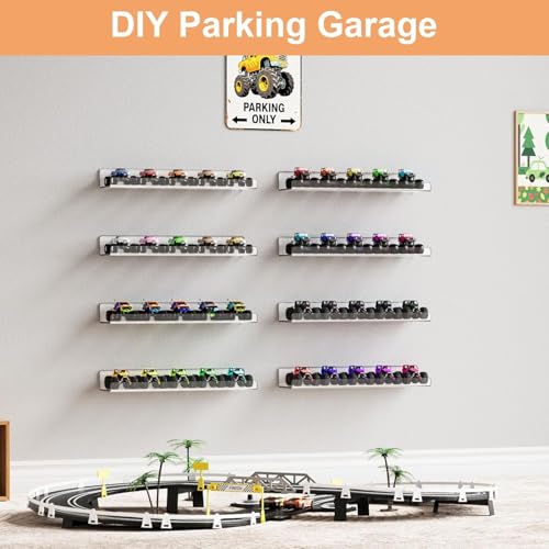 Image of Acrylic Floating Wall Shelves, 15 x 4 x 2.5 in, Clear, Set of 2, Modern Wall Mount Display Shelf (Clear, 15, 6)