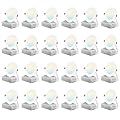 Amico 24 Pack 4 Inch 5CCT Ultra-Thin LED Recessed Ceiling Light with Junction Box, 2700K/3000K/3500K/4000K/5000K Selectable, 800 Lumens, Dimmable Canless Wafer Downlight, 10W Eqv 60W-ETL&FCC
