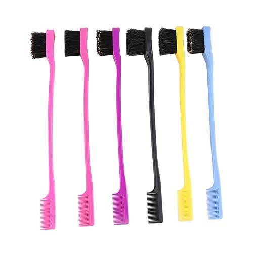 FOMIYES Professional Eyebrow Grooming Set Double Head Brush Comb Perfect for Gentle on Skin Smooth Finish Random Color