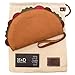 Hide & Drink, Multipurpose Taco Shape Wallet, Make Up Organizer, Cash Holder, Earphones Case, Money Organizer, Full Grain Leather, Handmade Travel Accessories, El Clasico