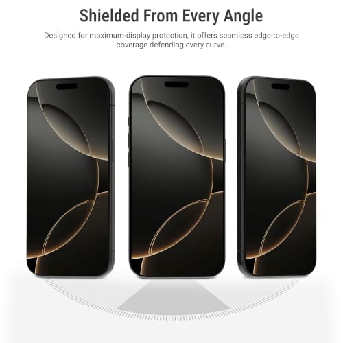Image of DailyObjects ZeroBubble QwikInstall Screen Protector with Applicator Tray | Compatible with iPhone 17