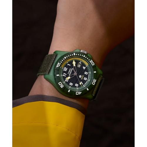 Image of TIMEX Expedition Round 46mm Green Dial Analog Men Watch - TW2Y61400UJ