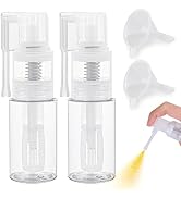 Matio 2 Pcs Glitter Duster Sprayer with 2 Funnels, 35ml Transparent Craft Glitter Spray Bottle, E...