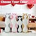 SHINUOER Cute Cat Plush Long Body Pillow – Soft Cartoon Stuffed Animal Doll, Kawaii Cat Plushie Valentines Day Gifts for Kids, Girls & Girlfriend (Gray, 19.7 Inch)