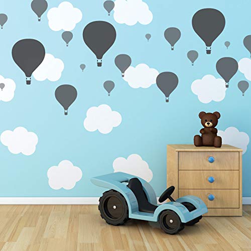 NAKLEO 5 pezzi riutilizzabili stencil di plastica