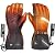 KEMIMOTO Waterproof EVA-Pad Heated Gloves for Men with Battery, PU Leather Snow Gloves for Women, Touchscreen Snowmobile Gloves, Heated Ski Gloves, Snowboarding Gloves, Electric Glove for Cold Weather