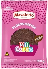 FLOCOS CHOCOLATE 500G MAVALÉRIO