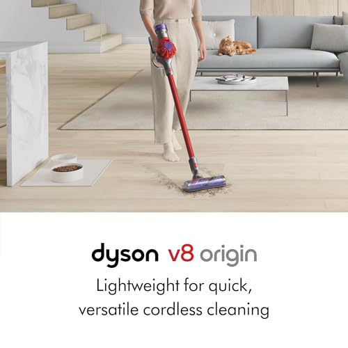 Image of Dyson V8 Origin Vacuum, Red (Renewed Premium)