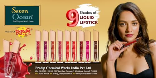 Image of Khukumoni Liquid Lipstick Red Shot | Waterproof & Smudge-Proof | Long Lasting | Daily Wear Lipstick for Women (5ml)
