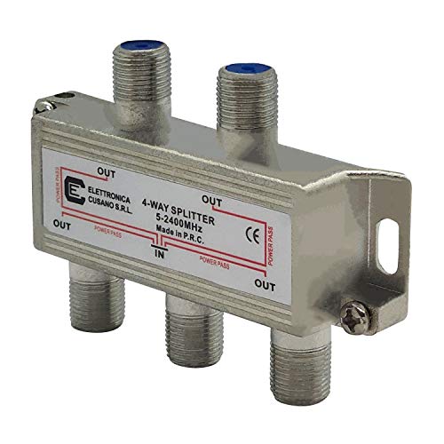 6433 4-Way Splitter for TV/Satellite, gray - Image 4