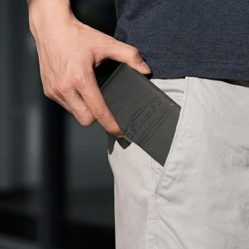 Civilizek Custom Car Registration and Insurance Card Holder, Civilizek Card Holder, Magnetic Vehicle Registration Organizer with Dual Slots, Fits Driver's License & Auto Paperwork (Brown)4