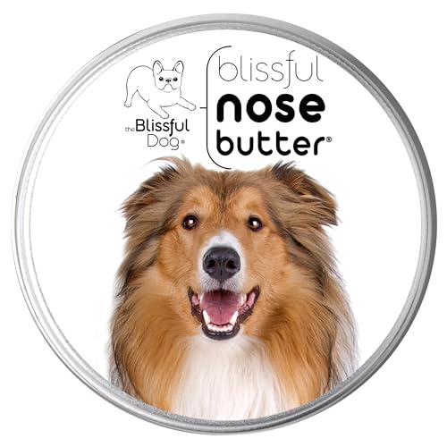 Image of The Blissful Dog Collie Nose Butter for Dry, Cracked Skin, Lick-Safe Dog Nose Balm with Moisturizing Shea Butter, Almond, Olive, and Essential Oils, Pet Supplies, Uncented, 2 oz.