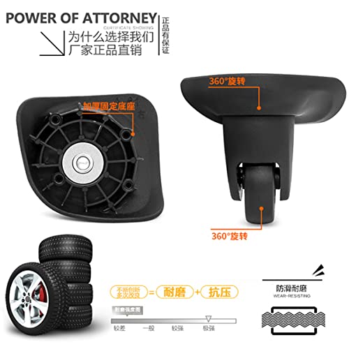 Luggage Suitcase Wheels Swivel Wheel Replacement Travel Suitcase Wheels Plastic Bearings Repair Set for Luggage Kits (W049-YF)3