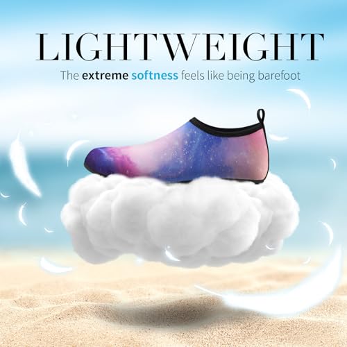 Image of Homitem Water Shoes for Women Men Aqua Socks Swim Beach Pool River Slip-On Barefoot Quick-Dry Vacation Cruise Essentials Accessories for Yoga Kayak Sports
