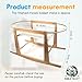 Moses Basket Stand - Wooden Rocking Moses Basket Stand for Baby Bassinets - Adjustable Bassinet Rocker Crafted From Natural Wood - Perfect For Newborns - Includes Bonus Change Mat -Basket Not Included