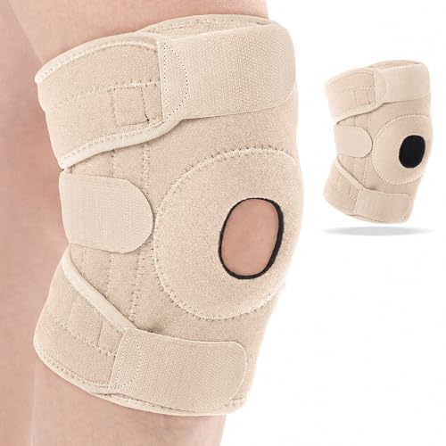 Image of Foilswirl 1 Pcs Kids Knee Brace with Side Stabilizers,Skin Tone