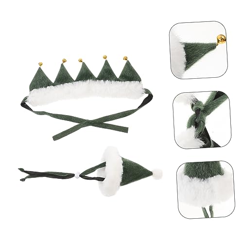 Collier chat de Noël confortable avec écharpe pour chien sans irritation