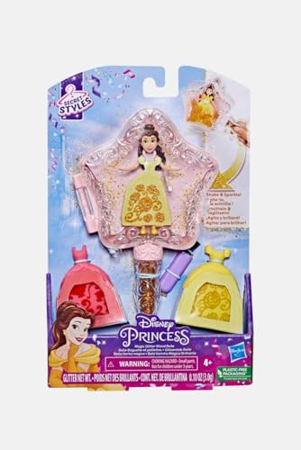 Hasbro Disney Princess, Baguette Magique pailletée de Belle, Jouet pour Enfants à partir de 4 Ans
