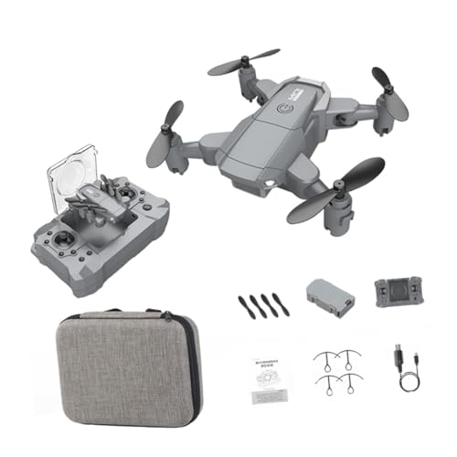 DIKACA 1Juego Mini Dron Plegable Rc Con Cámara Cuadricóptero Para Fotografía Aérea Wifi Mando y Función Para Exteriores