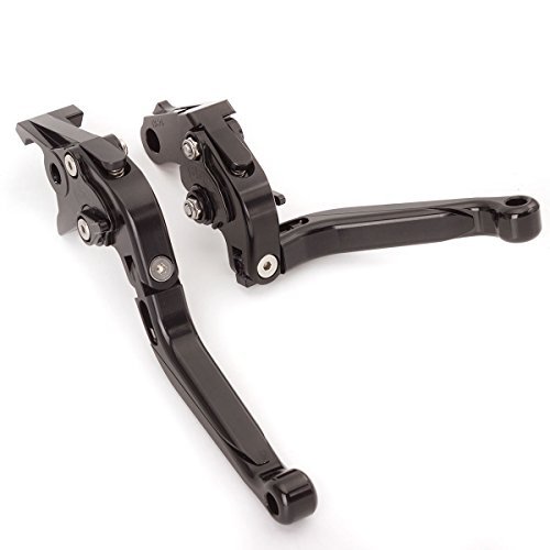 FXCNC Racing Billet Zand Blasting Vouwbare Remkoppeling Levers voor Triumph DAYTONA 675 2006-2017, SPEED TRIPLE 2008-2010, 675 STREET TRIPLE R/RX 2009-2016 Black&Black&Blue&Blue