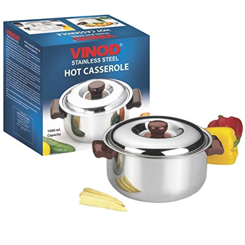 Vinod Hot Casserole 3500 ml (Stainless Steel)