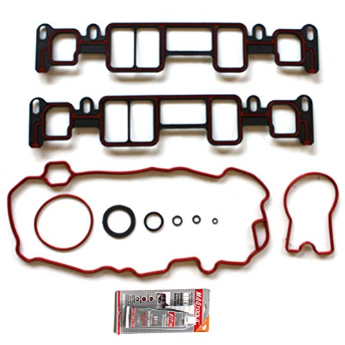Image of Intake Manifold Gasket Fit for Chevrolet Astro 4.3L,for GMC C1500 4.3L,for Isuzu Hombre 4.3L,for Oldsmobile Bravada 4.3L Replace MS95817,IG3129