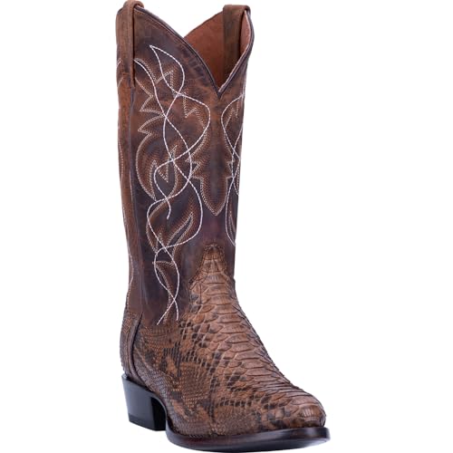 Dan Post Men's Manning Python Round Toe Cowboy Boots Western2