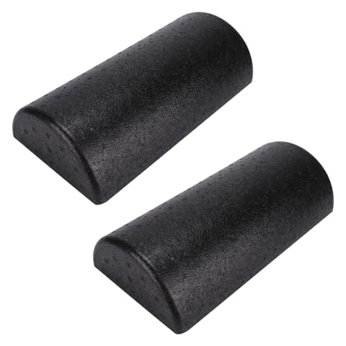 Kisangel 2pcs Epp Semicircular Targeted Pressure Yoga Column Massager Foam Roller para masaje muscular, terapia y pilates fitness miniatura 1