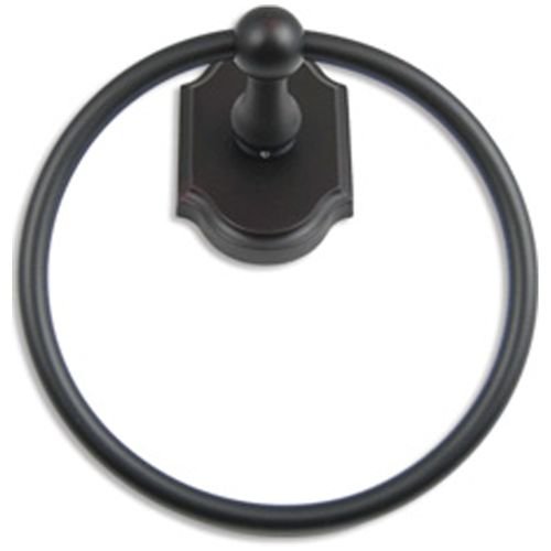 Rusticware 8686 Towel Ring with Backplate from the Wenmoor Collection, Oil Rubbed Bronze