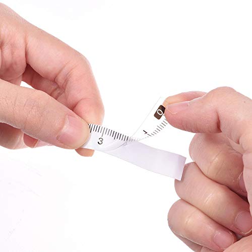 Cinta métrica adhesiva 200 cm transparente uxcell miniatura 4
