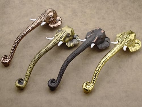 Image of RAB Pull Handle for Main Door, Office /Door /Pull Handle (Code:- Pull Hand Elephant, Finish:- Copper, Size:- 250mm, Pack of 1 PCS)
