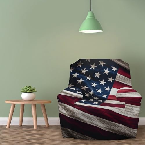 Housse de canapé simple drapeau américain en polyester matelassé lavable - 6