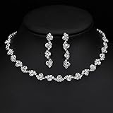 Kristallschmuck für Frauen, Perlenhändler und Ohrringe, Hochzeitsschmucksets, Abschlussornamente