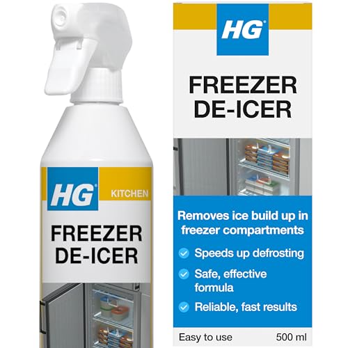 HG Fridge Freezer De-Icer | Defrost Freezers & Refrigerators Fast | 500ml