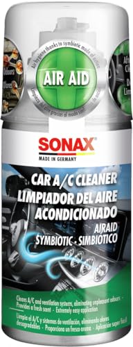 SONAX Limpiador del aire acondicionado AirAid simbiótico (100 ml), elimina los malos olores del aire acondicionado | N.° 03231000-544