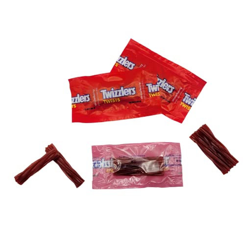 Twizzlers Twists Strawberry Flavored Chewy Licorice Candy - Snacks Size Bulk Twizzlers - Individually Wrapped (4 Pound (Pack Of 1)) #TOP5