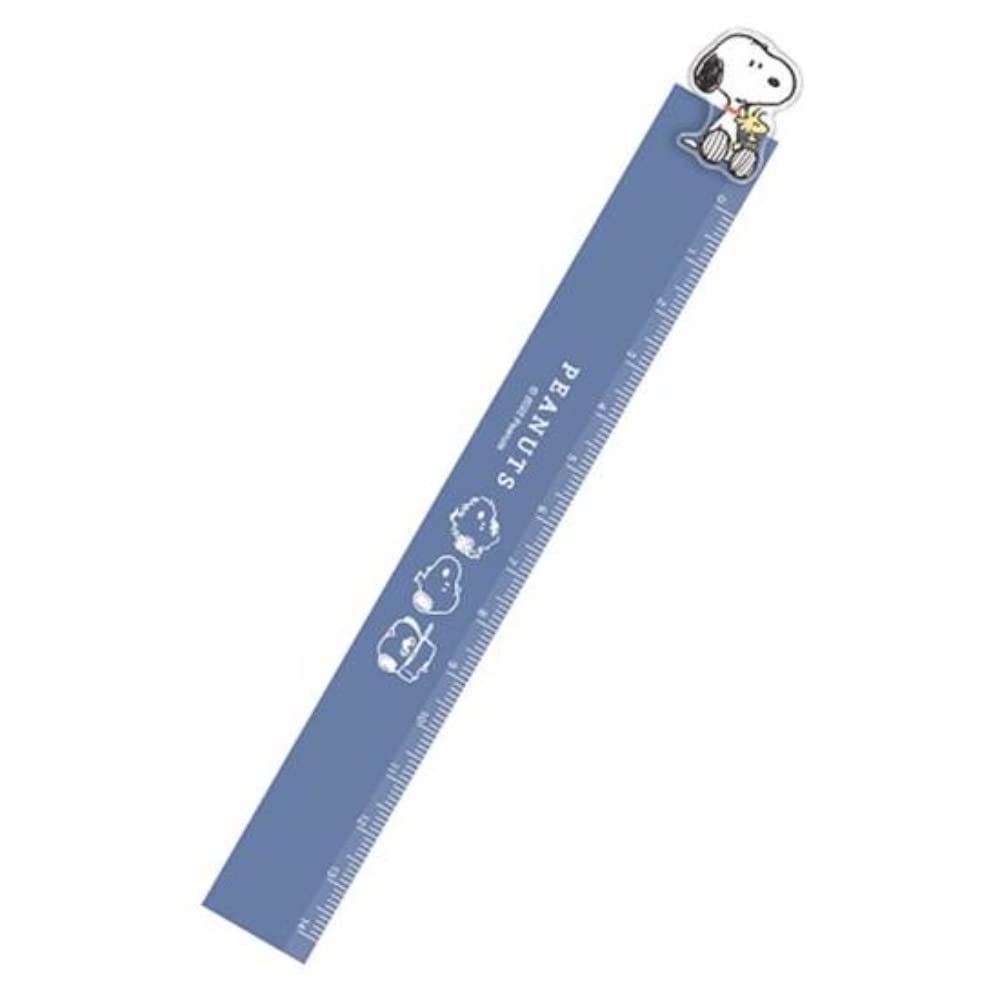 Amazon.co.jp: Snoopy Ruler with Mascot, 5.5 inches (14 cm) Ruler